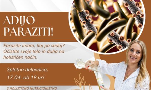 Posnetek spletnega predavanja ADIJO PARAZITI!